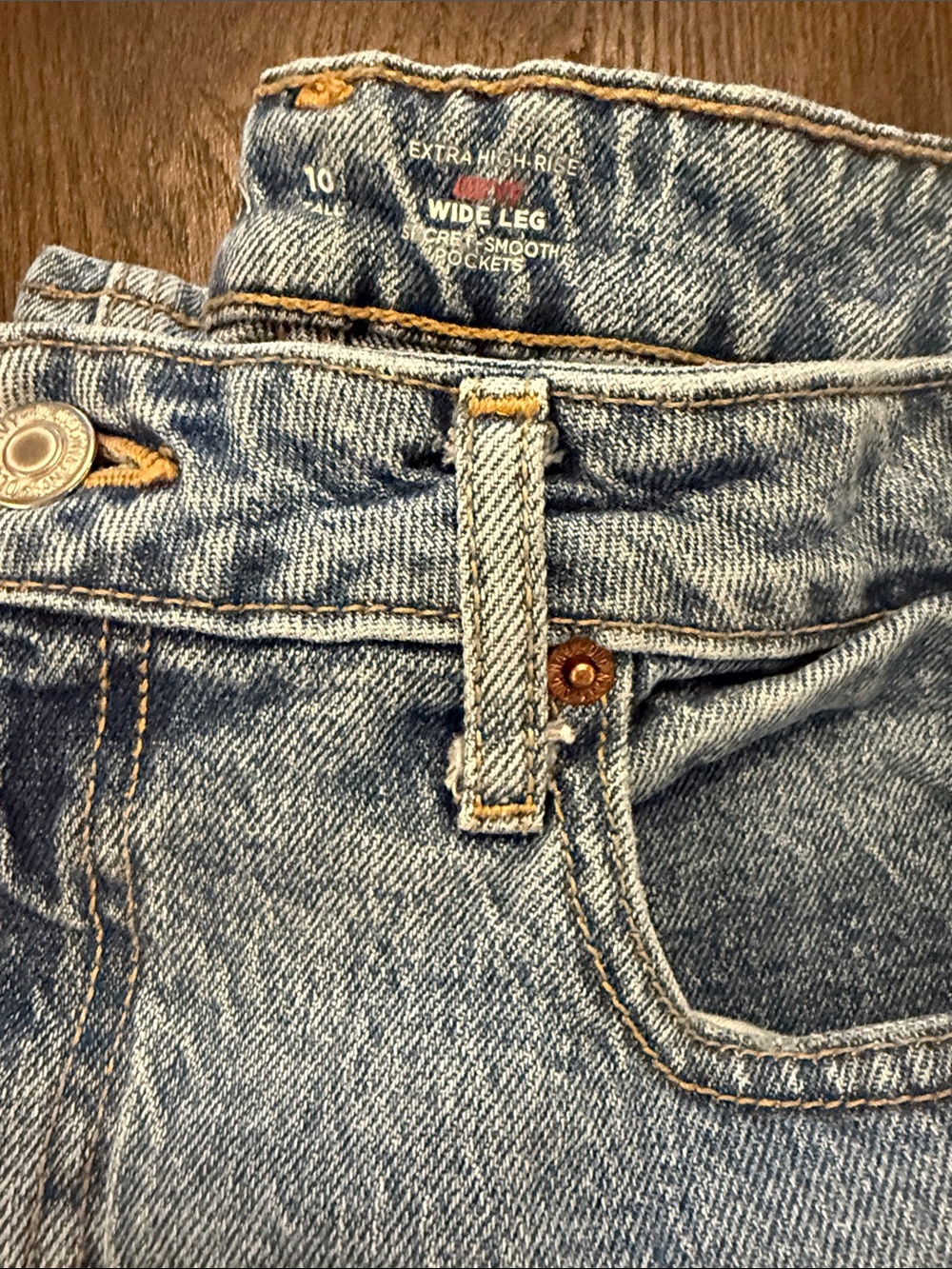 Women’s high rise wide leg old navy jean